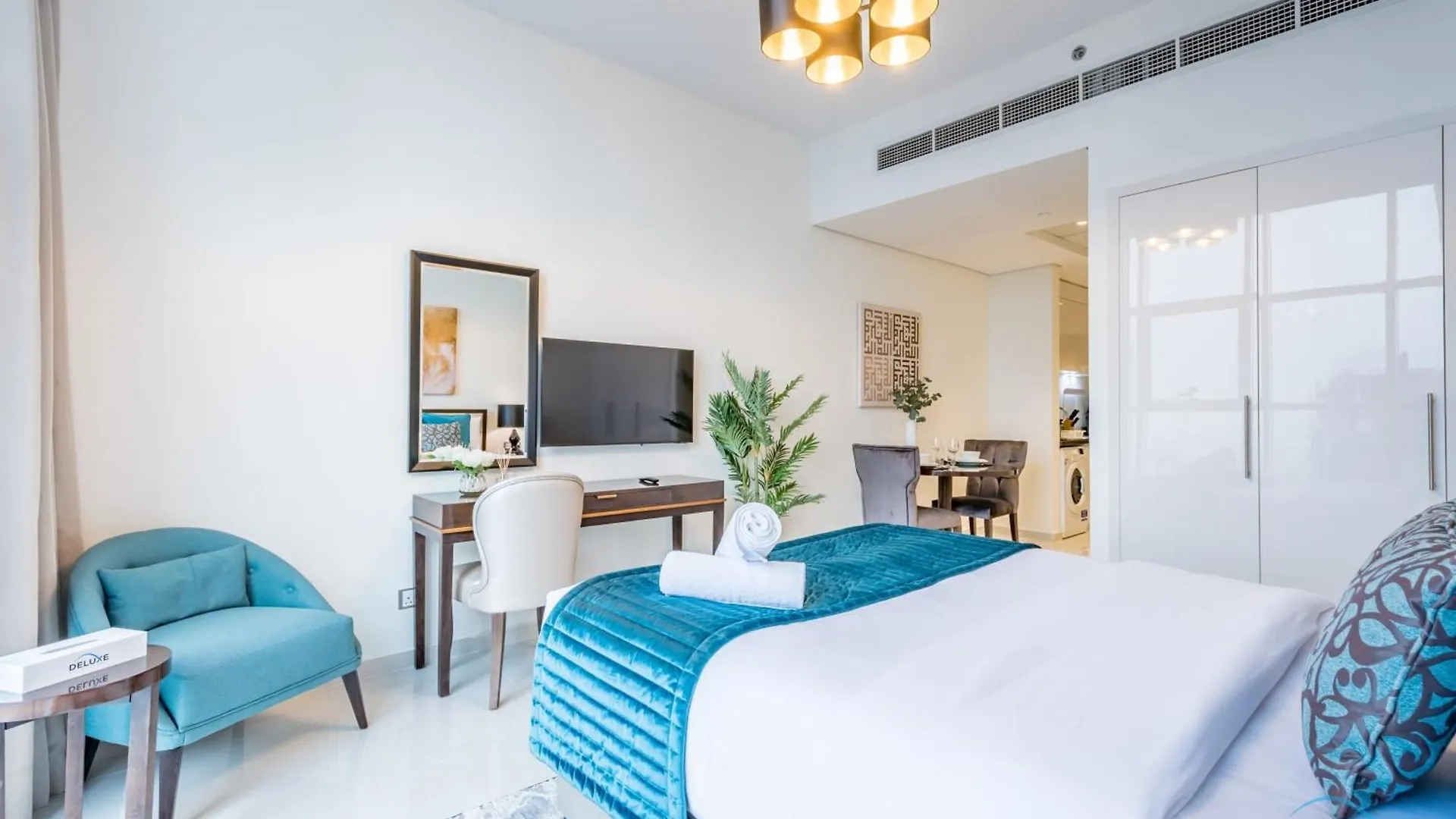 Apartment Peaceful Studio At Ghalia, Jumeirah Village Circle By Deluxe Holiday Homes Dubai United Arab Emirates